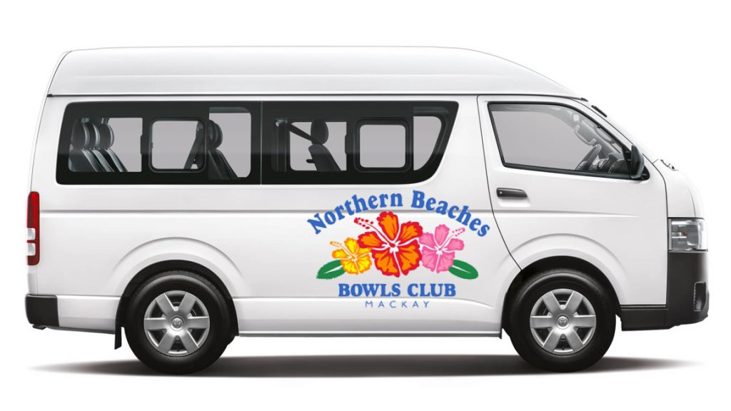 Courtesy Bus — Northern Beaches Bowls Club in Mackay, QLD